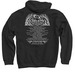 Chateau de Mort Salem 2026, a Black Pullover Hoodie (back-view)