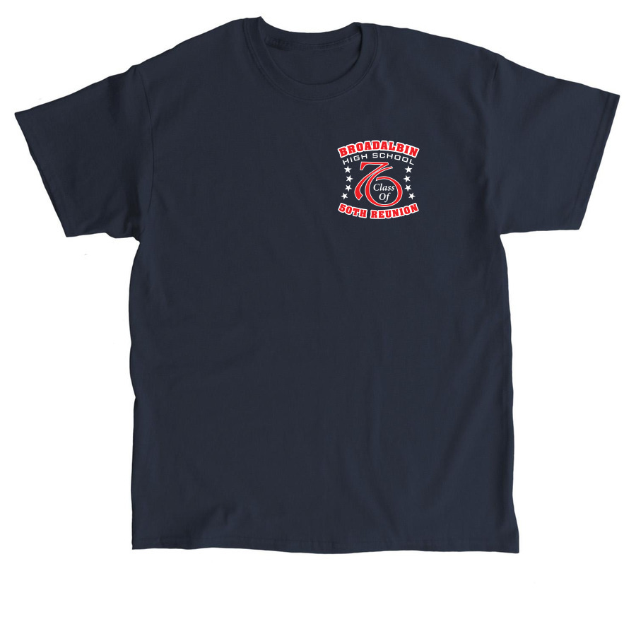 BHS Class of 1976, a Navy Classic Unisex Tee