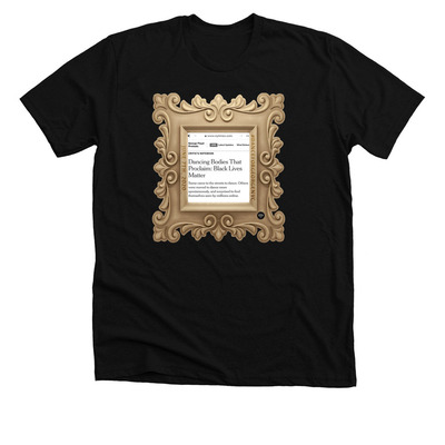 New York Times #DanceForGeorgeNYC, a Solid Black Blend Premium Unisex Tee
