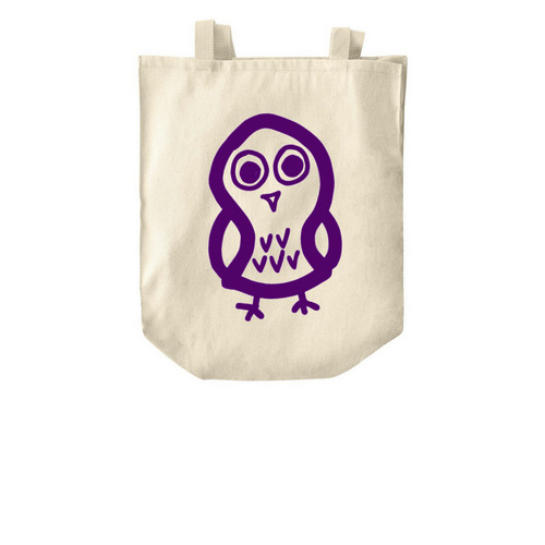 Hootie tote&nbsp;, a Natural Over-the-Shoulder Shopping Tote Bag