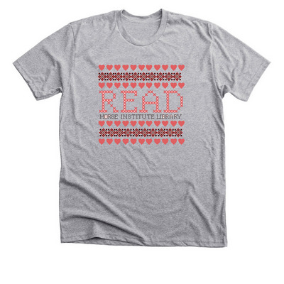 Pink READ, a Athletic Heather Premium Unisex Tee