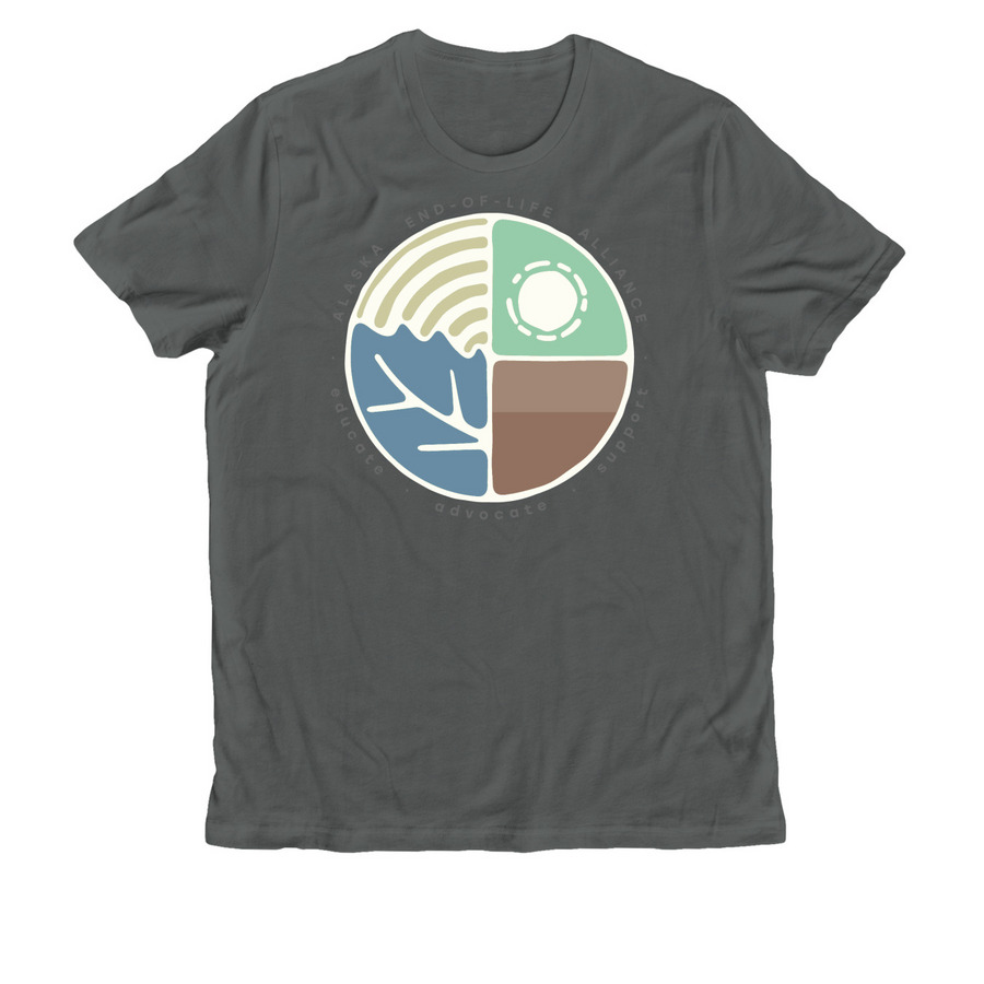 Alaska End-of-Life Alliance fundraiser, a Terrain Grey Allmade Organic Cotton Unisex Tee