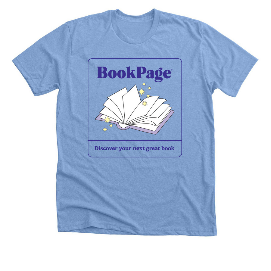 Magic of Reading Tee (Adult & Youth), a Heather Carolina Blue Premium Unisex Tee