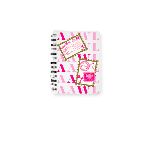 AAWL Spiral Notebook, a White Spiral Notebook
