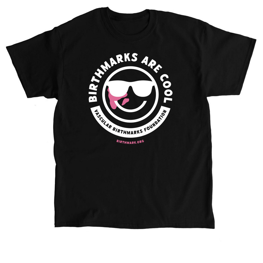 Birthmarks Are Cool - White Sunglasses, a Black Classic Unisex Tee