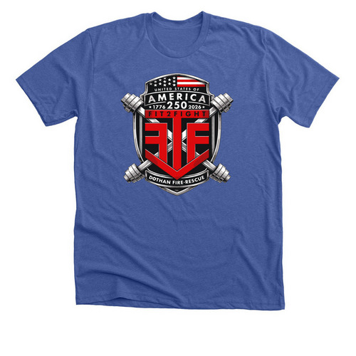 Fit2Fight 2026, a Solid True Royal Premium Unisex Tee