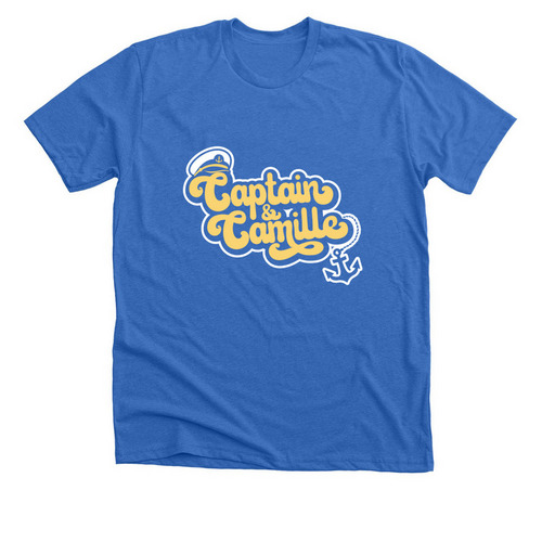 Captain & Camille Captain's Tee, a Heather True Royal Premium Unisex Tee