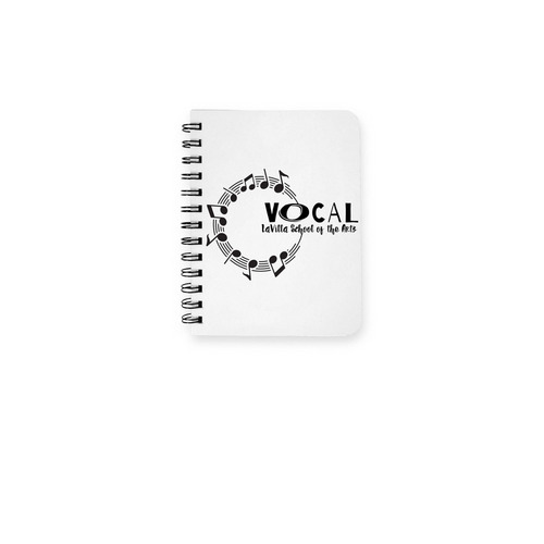 Circle of Music Notebook, a White Spiral Notebook