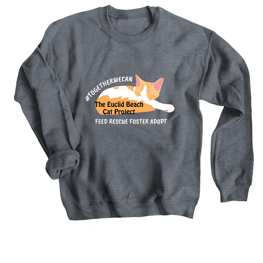 EBCP, a Dark Heather Crewneck Sweatshirt