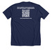 Taylor County FL Democrats Dark Shirt Colors, a Solid Navy Blend Premium Unisex Tee (back-view)