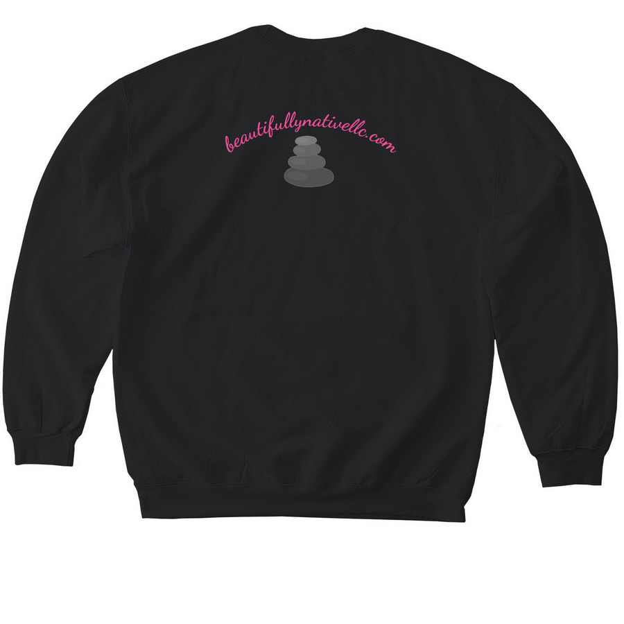 Medical Assistant Shirt, a Black Softstyle Crewneck Sweatshirt (back-view)