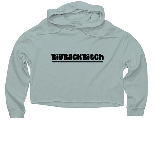 Big Back B, a Sage Women?s Lightweight Cropped Hoodie