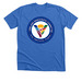 VDC Apparel, a Heather True Royal Premium Unisex Tee