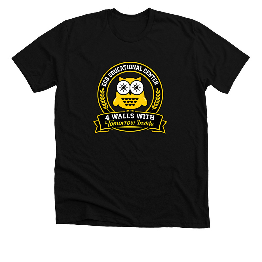 Official ECB Spirit Shirts&nbsp;, a Solid Black Blend Premium Unisex Tee