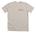 The White/Beige Stamp Collection, a Heather Dust Premium Unisex Tee