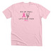 Pit Bull and Breast Cancer Awareness Month, a Heather Pink Premium Unisex Tee