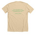 Martin Sostre&nbsp;, a Heather Soft Cream Premium Unisex Tee (back-view)