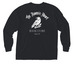 I Heart Indie Bookstores Long Sleeve, a Black Comfort Colors Long Sleeve Pocket Tee (back-view)