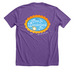 Alice 2026, a Heather Team Purple Premium Unisex Tee (back-view)