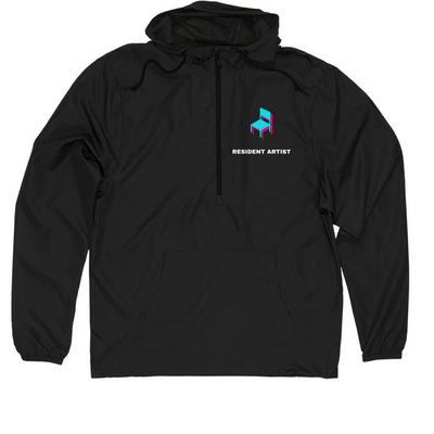 LIMITED EDITION: STOLEN VALOR, a Black Quarter-Zip Windbreaker