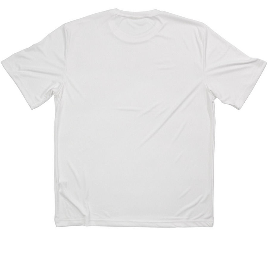 Rainbow Bearcat, a White Classic Performance Tee (back-view)