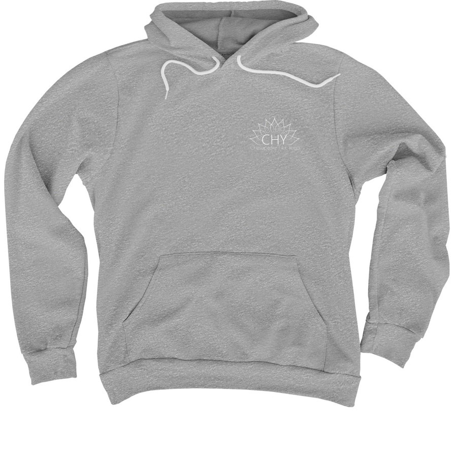 Peace Presence Power, a Athletic Heather Premium Pullover Hoodie