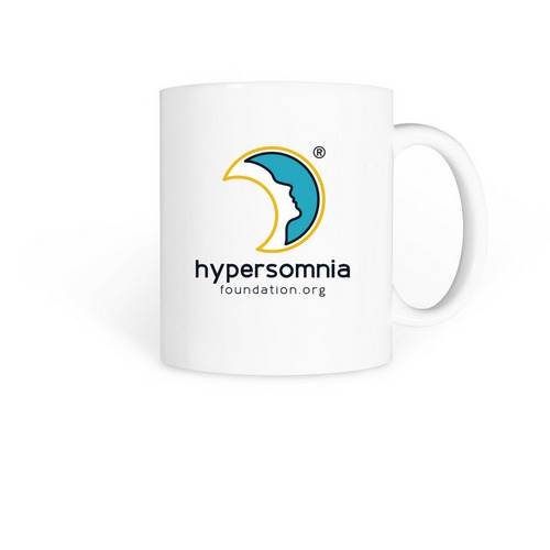 Official Hypersomnia Foundation Mug, a White Coffee Mug