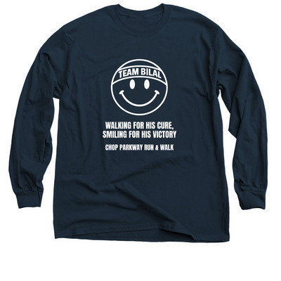 Team Bilal T-Shirt, a Navy Classic Long Sleeve Tee