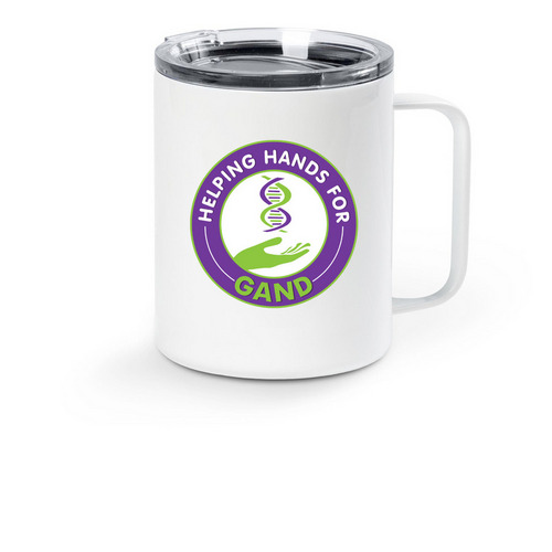 Sip in Style!, a White Stainless Steel Travel Mug