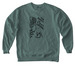 The sacred is everywhere, a Blue Spruce Comfort Colors Crewneck Sweatshirt