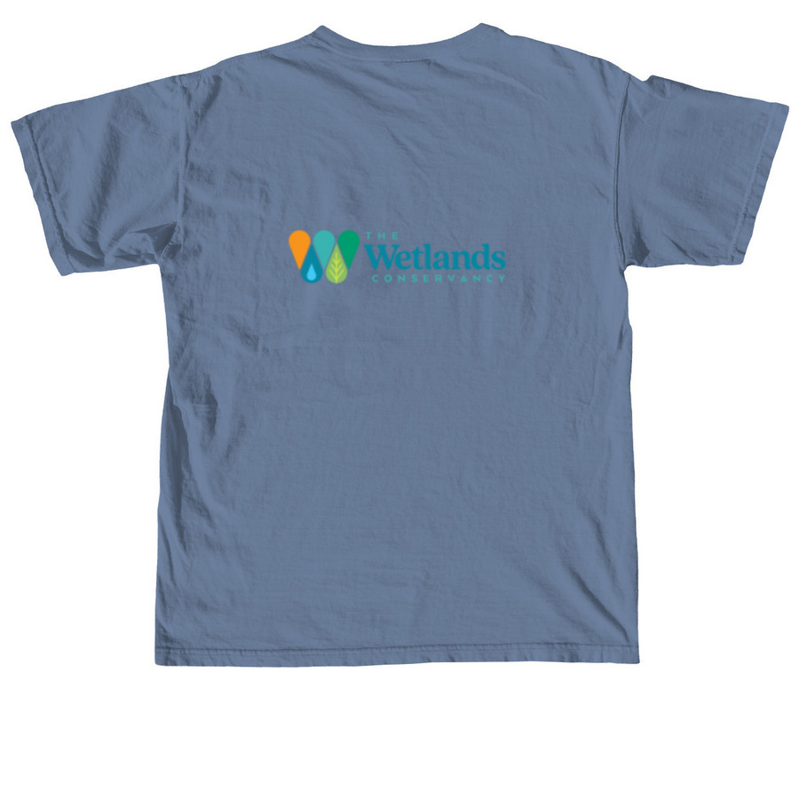 Nina Adey T-Shirt, a Blue Jean Comfort Colors Unisex Tee (back-view)