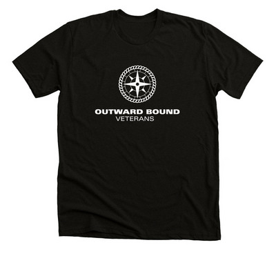 Outward Bound Veterans, a Black Heather Premium Unisex Tee