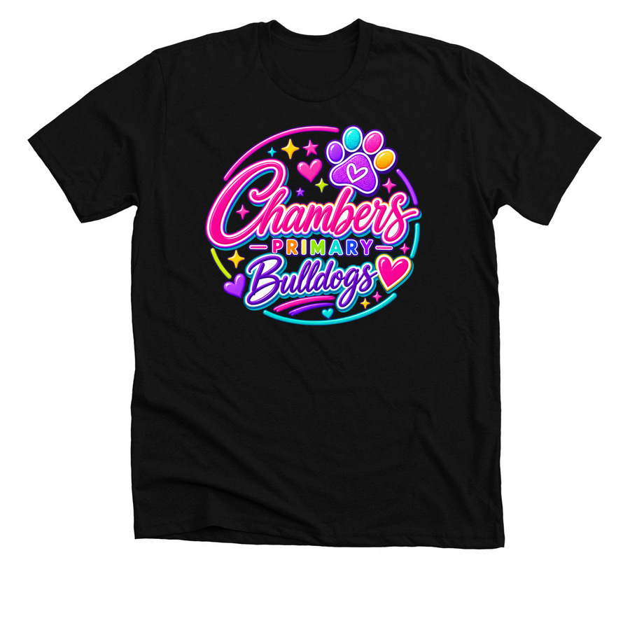 Chambers Primary Staff, a Solid Black Blend Premium Unisex Tee