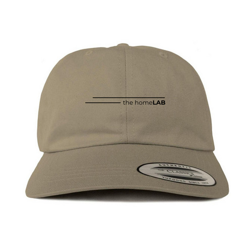 the homeLAB: hats, a Khaki Printed Classic Baseball Cap