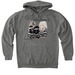 Stealing Hearts, a Gunmetal Heather Heavyweight Pullover Hoodie