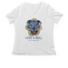 Adopt Your Best Bud, a White Women's Relaxed V-Neck Tee