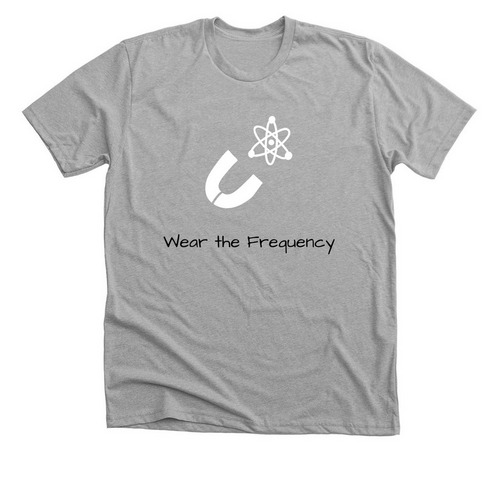Wear the Frequency, a Athletic Heather Premium Unisex Tee