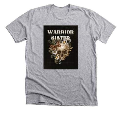 Warrior Sister, a Athletic Heather Premium Unisex Tee