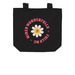 Wonderfully wired, a Black Organic Cotton Tote Bag