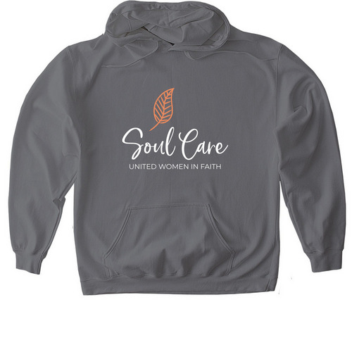 Soul Care Hoodie, a Charcoal Gildan Softstyle Pullover Hoodie