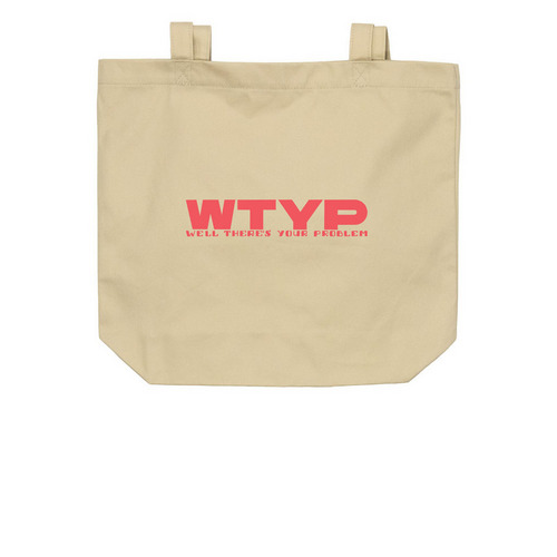 WTYP Tote Bag, a Oyster Organic Cotton Tote Bag