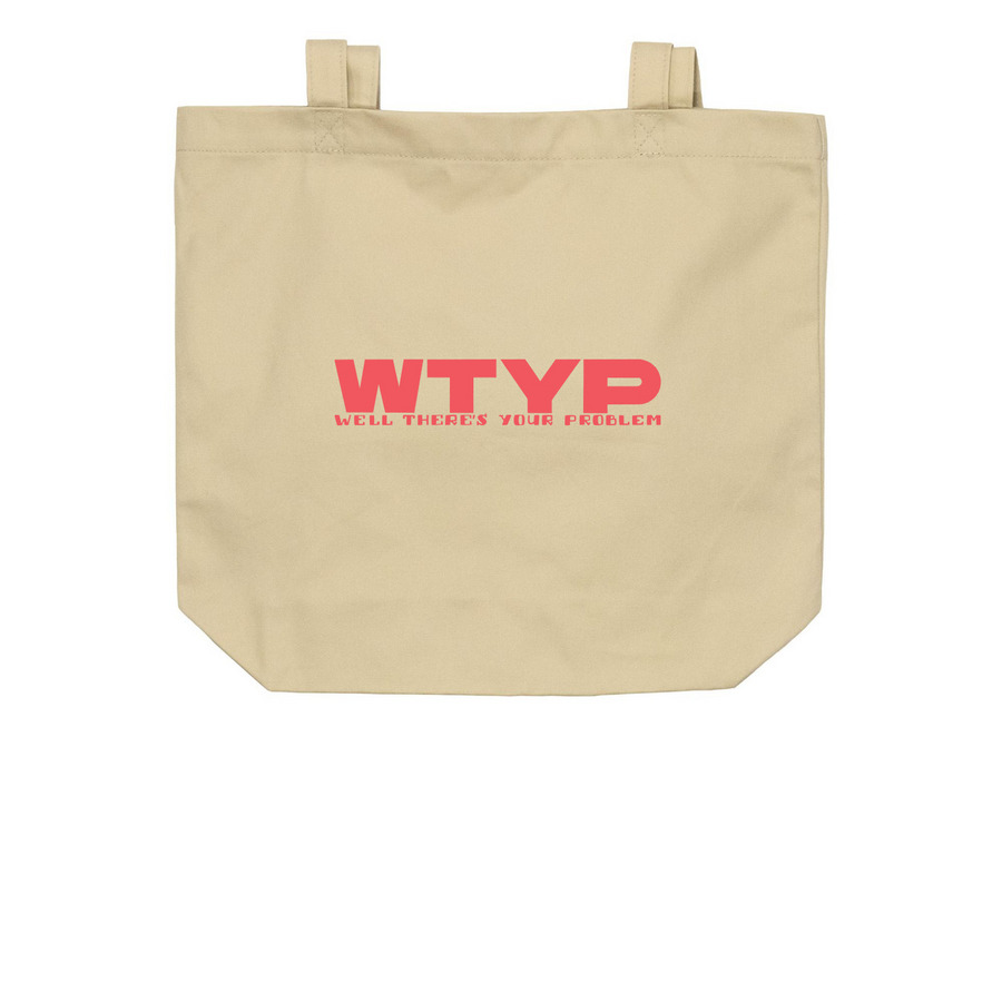 WTYP Tote Bag, a Oyster Organic Cotton Tote Bag