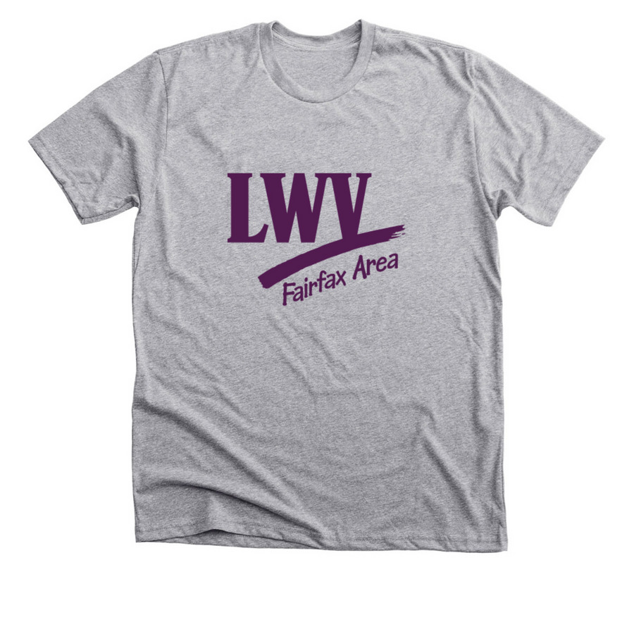 Democracy is not a spectator sport!, a Athletic Heather Premium Unisex Tee