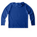 TRES Summer Gear, a True Royal UV Performance Long Sleeve Hoodie (back-view)