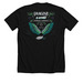IMAGINE, a Solid Black Blend Premium Unisex Tee (back-view)
