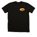 Sunset SHOT Logo, a Black Heather Premium Unisex Tee