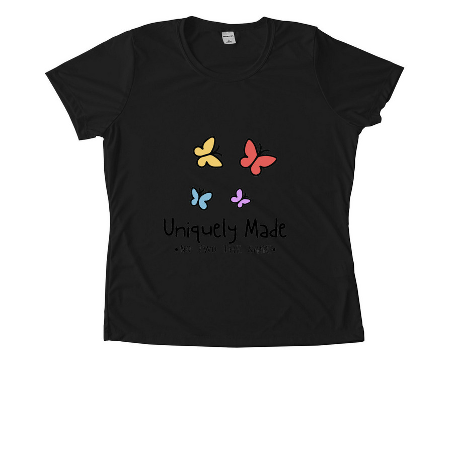 CG Unique Athletic, a Black Women's Performance Tee