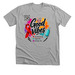 Good Vibes - Safe Vibes, a Athletic Heather Premium Unisex Tee
