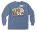 Virginia Living's Pocket Tee?Duke, a Blue Jean Comfort Colors Long Sleeve Pocket Tee (back-view)