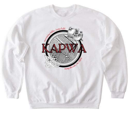KAPWA, a White Softstyle Crewneck Sweatshirt